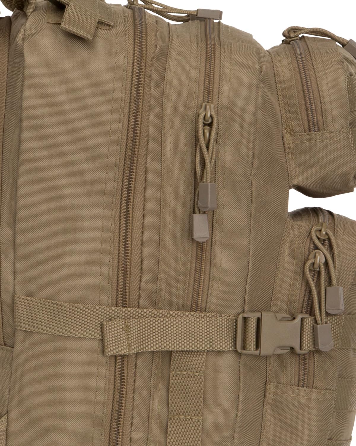Surge Tactical Hydration Pack by Fieldline | Military Backpack with MOLLE System | Survival Bug Out Bag | 22L Storage Capacity + 3L Reservoir (Digital Sand)