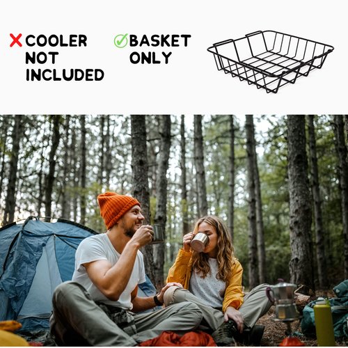 Cooler Basket for RTIC 65 Qt - Compatible with Dividers and Other RTIC Cooler Accessories
