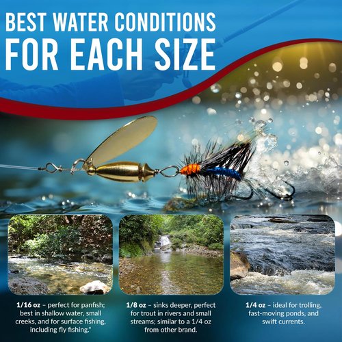 RoxStar Fly Strikers Blue Series | Proven Nationwide to Out-Fish Any Trout Spinner | Hand-Crafted in The USA | Stop Fishing - Start Catching!