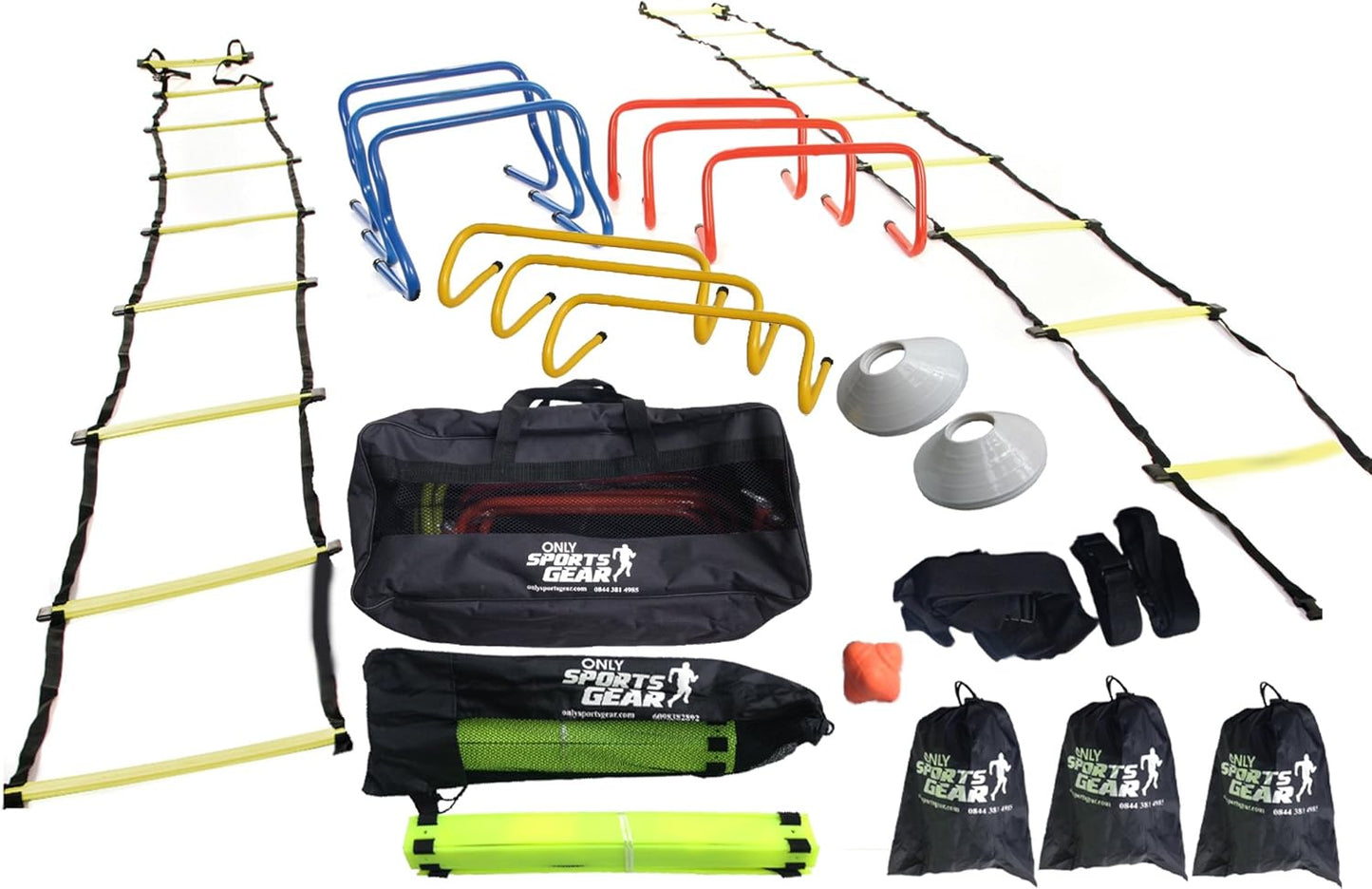 Sports Exercise & Fitness Equipment Speed & Agility Training Kit Combo Set