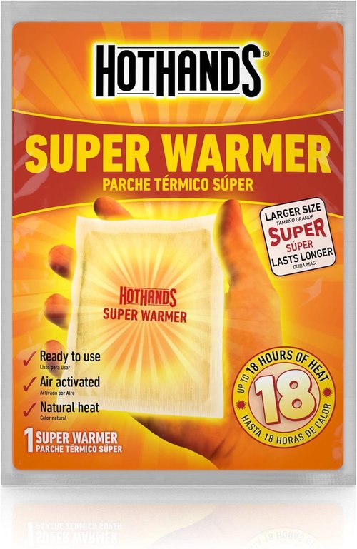 HotHands Super Warmers - 10 Pack Odorless Air Activated Hand & Body Heat Packs - 18 Hours of Lasting Warmth