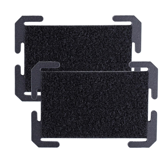 JX Tacfancier Patch Board Molle Patches Panel, 2 Pack Patch Display Board Rigid Hook and Loop, Name Patch Display Holder Tactical Backpack Accessories