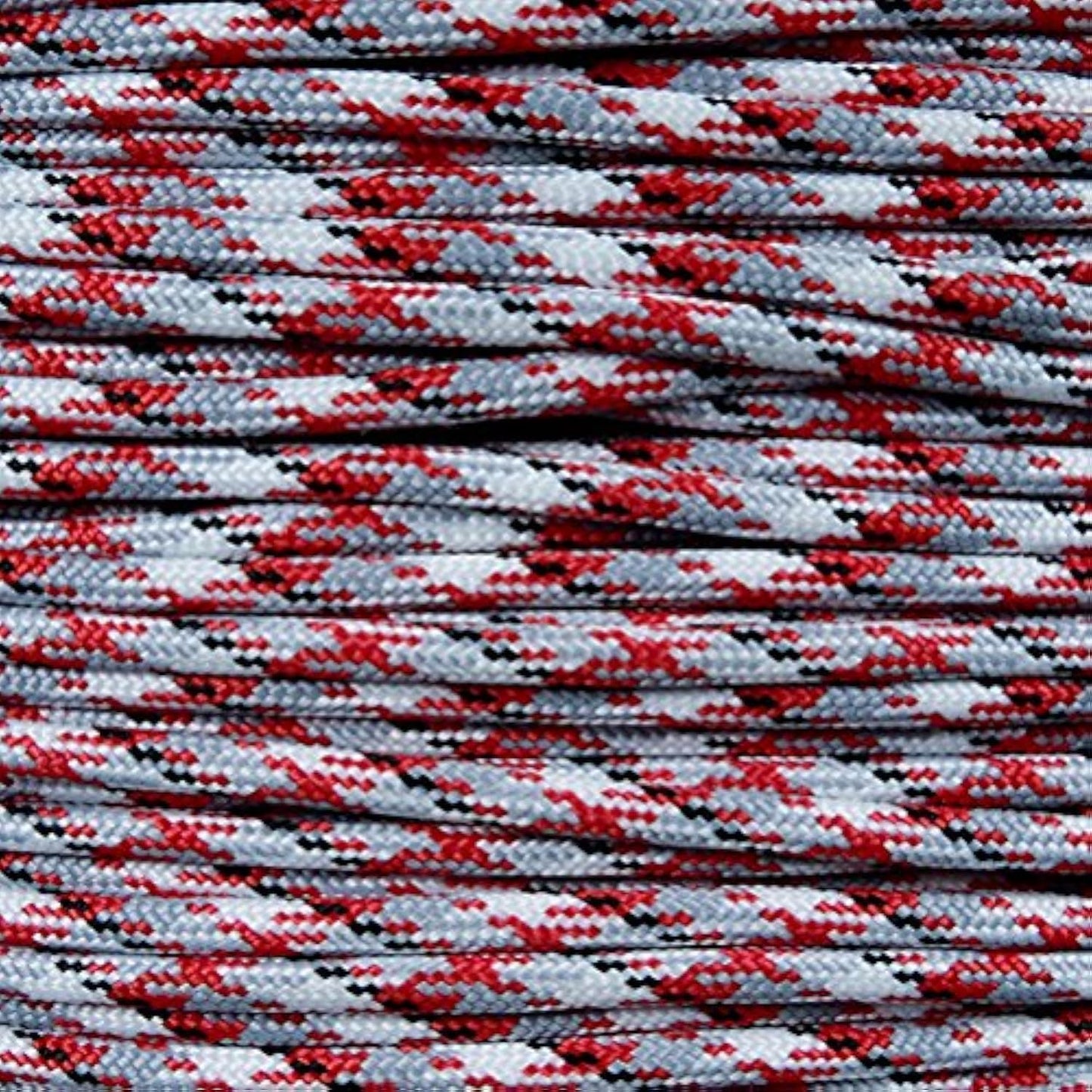 PARACORD PLANET | 275 LB Paracord Breaking Strength Tactical 5-Strand 3/32” (2.38) Thickness Parachute Cord Rope | 100 FT Hanks - Black