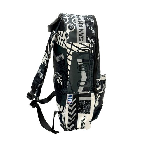 Pro Specialties Group San Antonio Spurs basketball travel backpack, hiking, gym Backpack durable bag designed for men and women. Ideal for Adults, extra-large & waterproof use for various activities