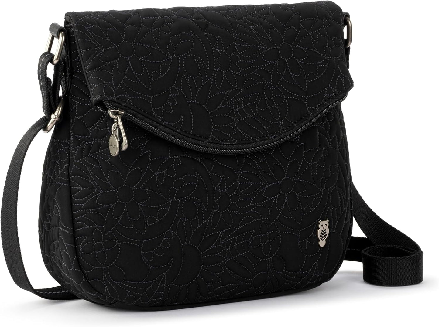 Sakroots Foldover Crossbody Purse - Women's Handbag For Everyday & Travel - Cross Body With Adjustable Shoulder Strap