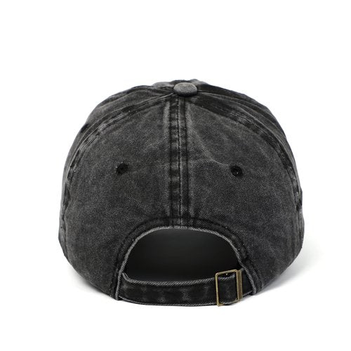 Car Logo Baseball Cap Embroidered Structured Cotton Dad Hat for Men Women (Cotton, Black)