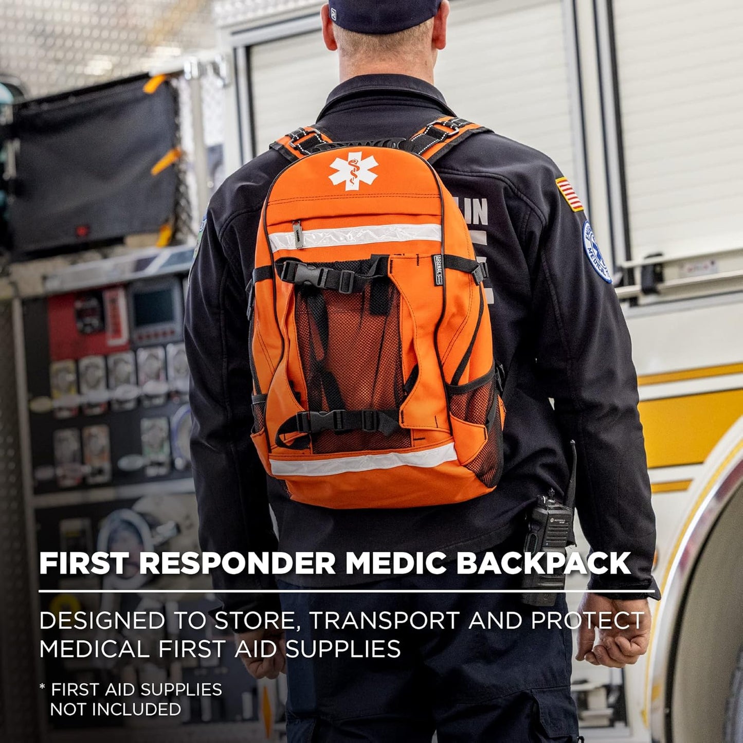 Ergodyne - 13487 Arsenal 5243 Medic First Responder Trauma Backpack Jump Bag, Blue