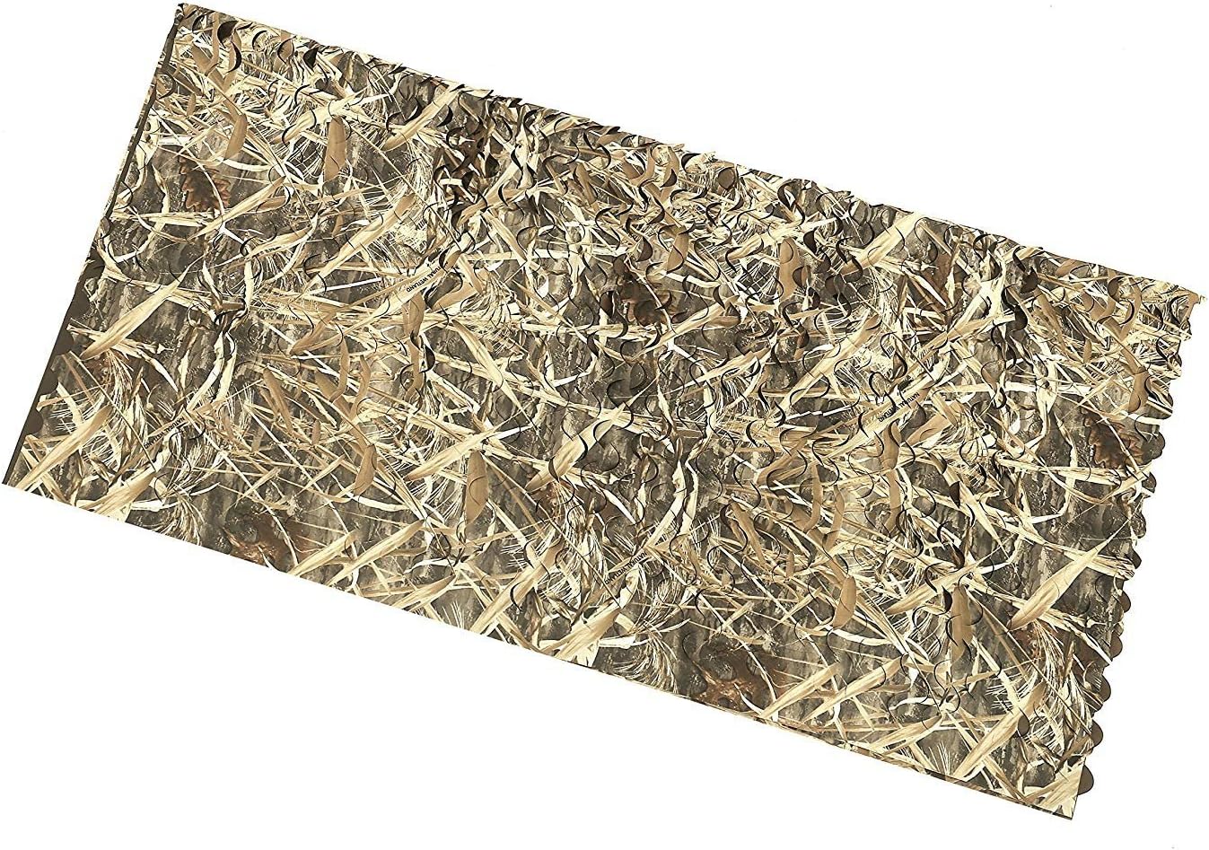 AUSCAMOTEK 300D Durable Camo Netting for Duck Hunting Blinds Brown 5ft×10ft/5ft×13ft/5ft×20ft
