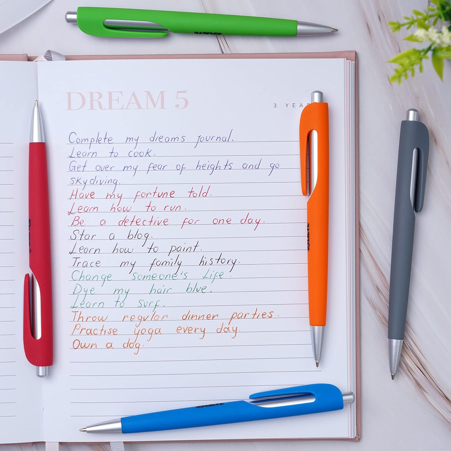 BLIEVE - Aesthetic Highlighters and Gel Pens With Soft Ink And Tip, Bible Highlighters and Pens No Bleed, Dry Fast Easy to Hold, for Bible Journaling Planner School Supplies (Pastel)