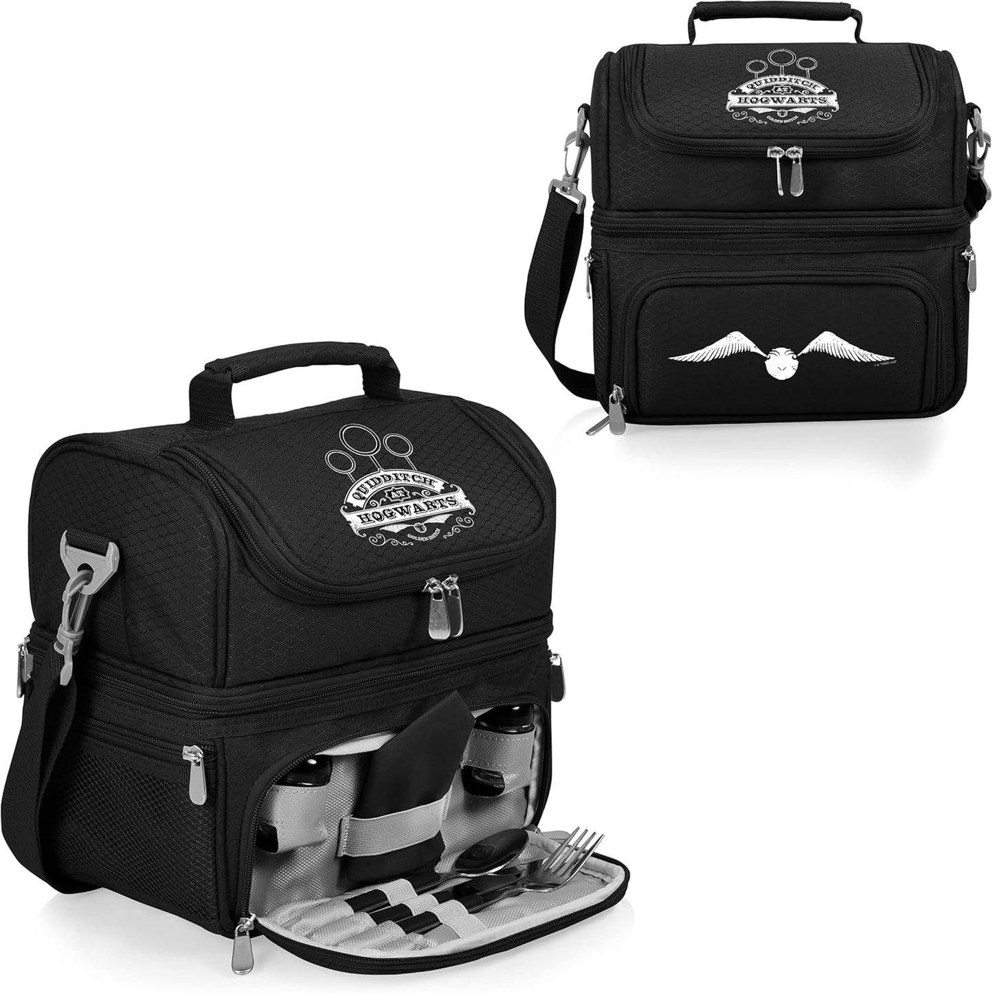 PICNIC TIME Coca-Cola Enjoy Coke Pranzo Lunch Bag, Insulated Lunch Box with Utensil Set, Lunch Cooler Bag, (Red)