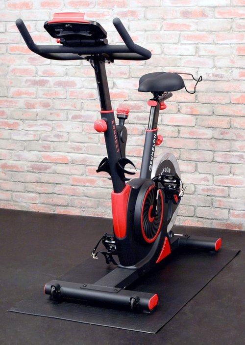 Echelon Fitness Protective Indoor Bike Mat: 27"W x 47"L, Black