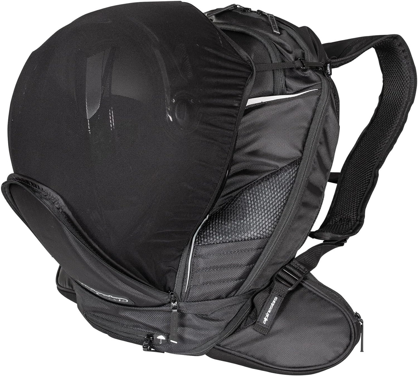 Alpinestars 6107115-12 Black/White 6.5"/9.5"/5.75" Tech Aero Backpack