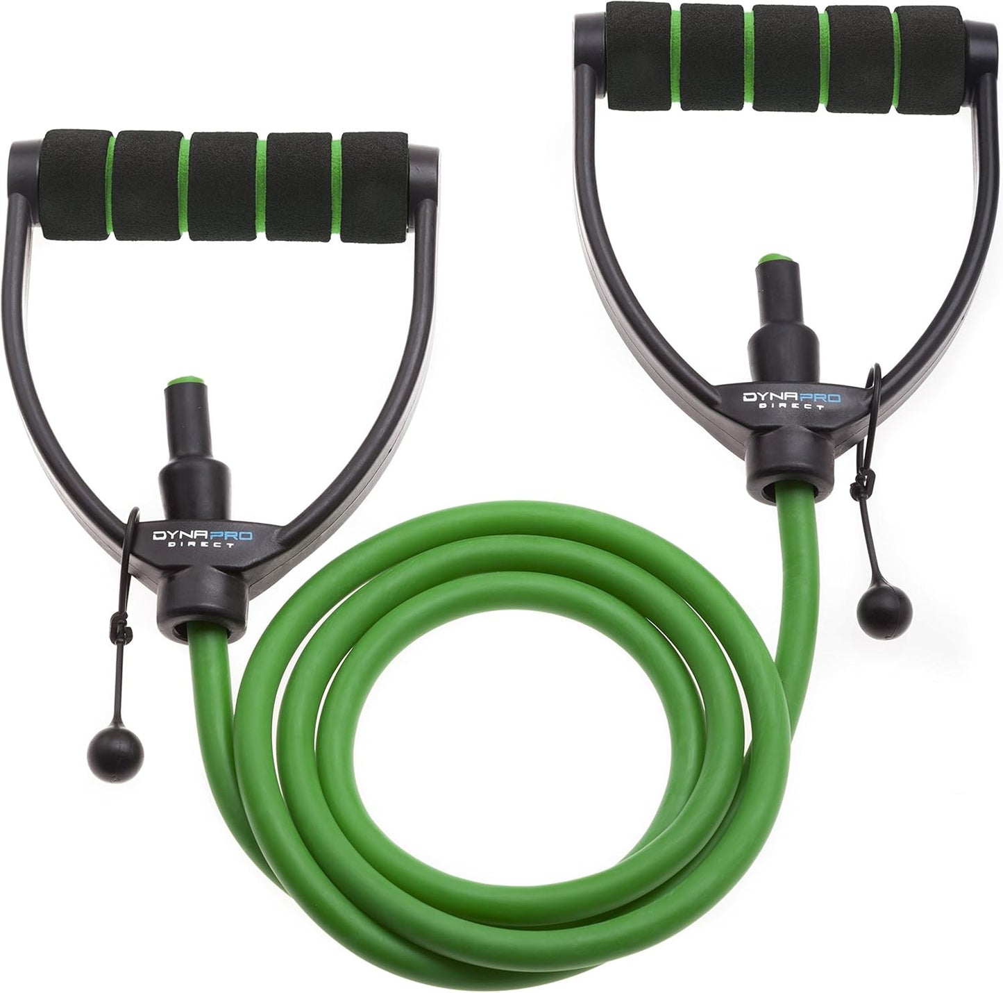 Adjustable DYNAPRO Exercise Resistance Bands with Comfort Handles - Professional Quality for Workouts, Yoga & Physical Therapy