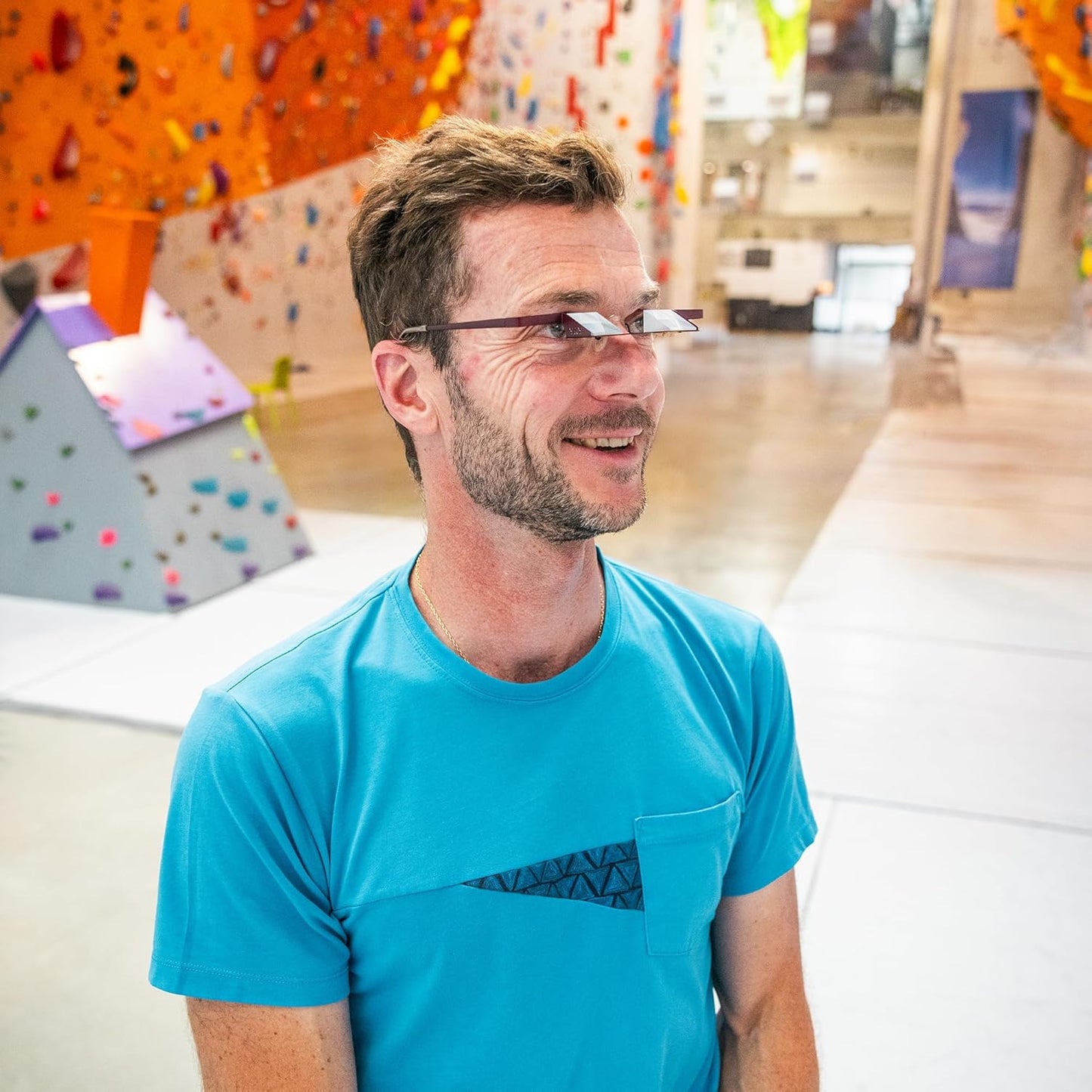 YY Vertical Belay Glasses - Hands-Free Climbing Safety Gear for Rock Climbers