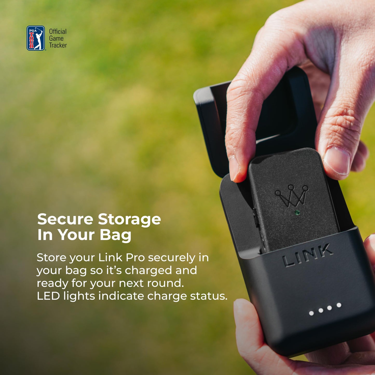 Arccos Link Pro Wearable: Automatically Track Your Golf Game Without Your Phone, Compatible with Arccos Smart Sensors & Arccos Smart Grips