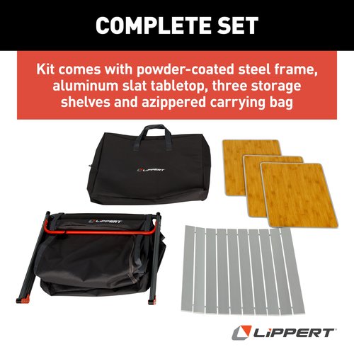 Lippert Components Camping Pantry - Grey