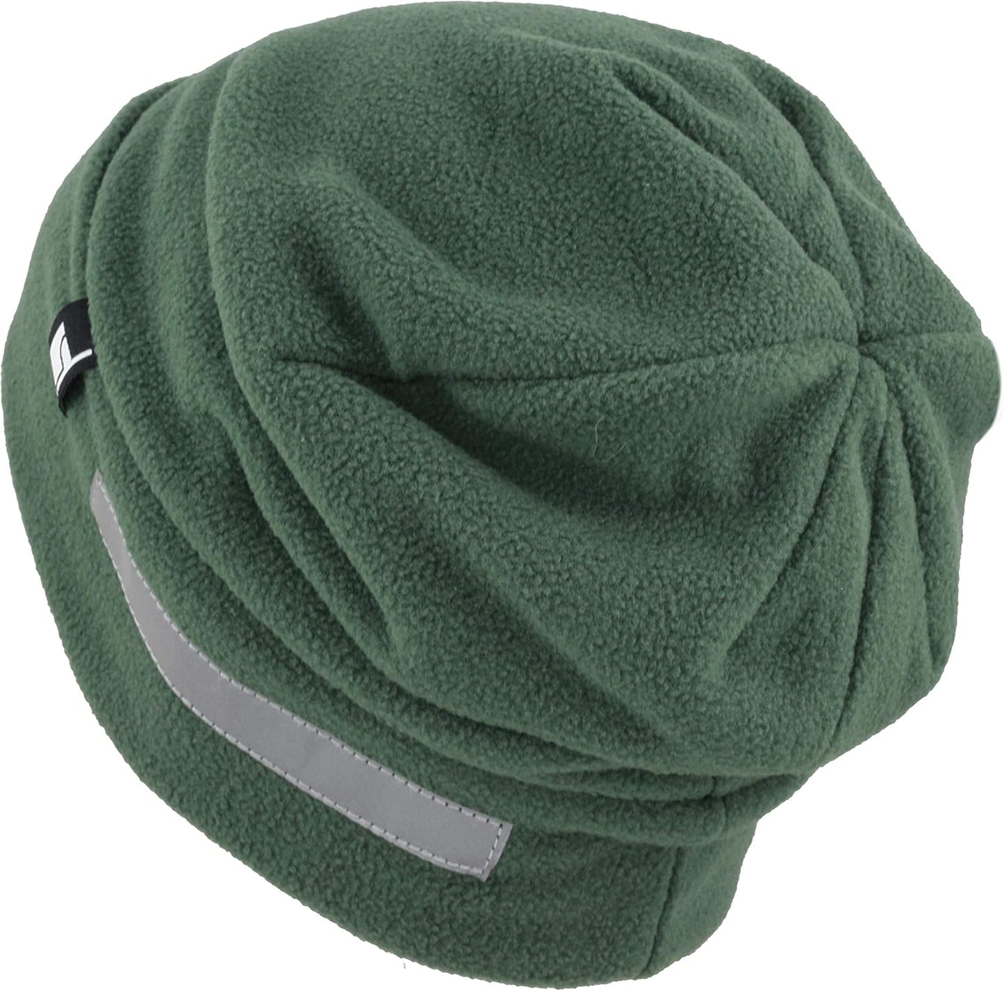 The Hat Depot Fleece Winter Functional Beanie Hat Cold Weather-Reflective Safety for Everyone Performance Stretch