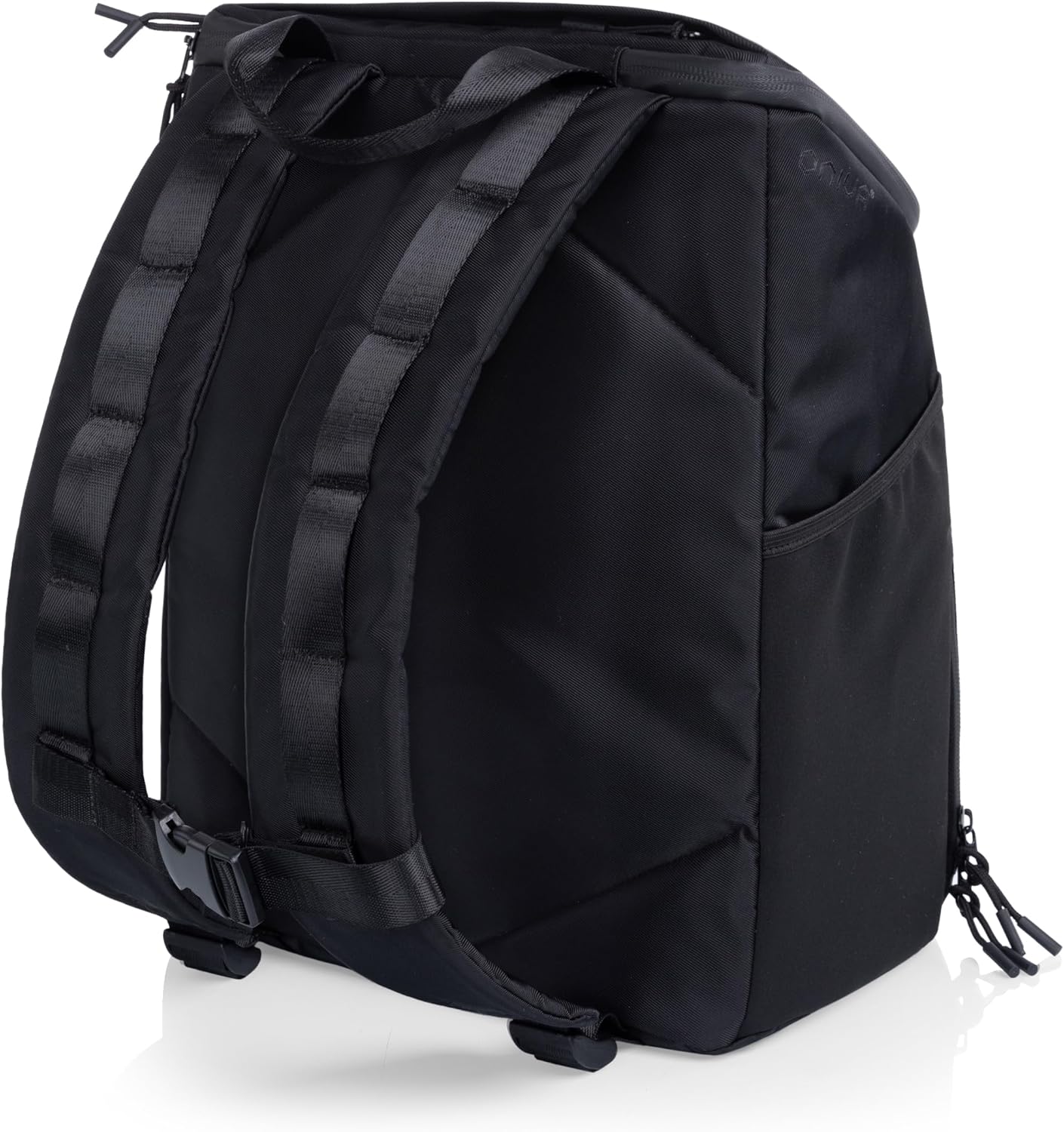 ONIVA - a Picnic Time brand PTX Backpack Cooler, Soft Cooler Backpack, Insulated Lunch Bag, (Black with Gray Accents)