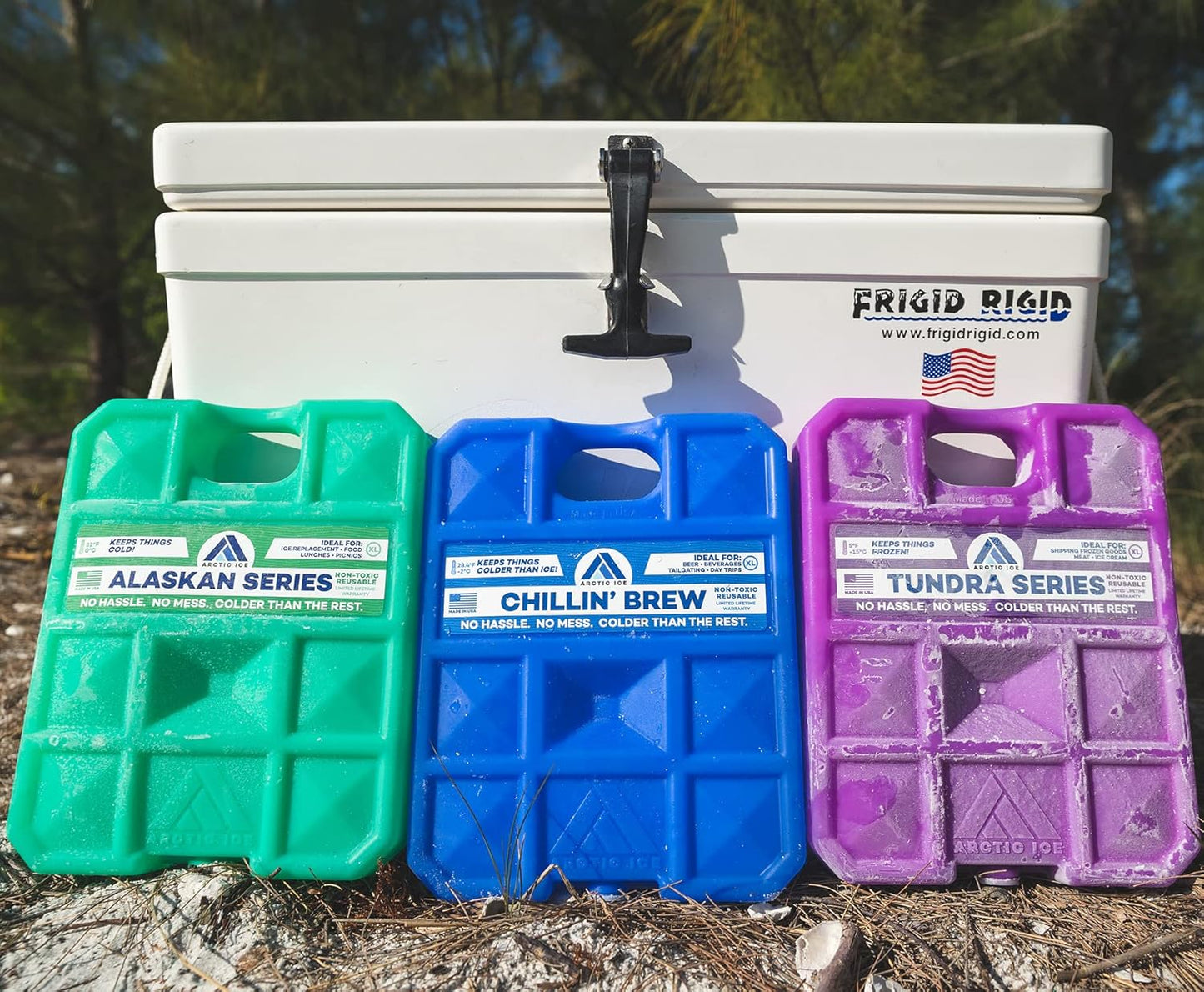 Arctic Ice Tundra Series Reusable Ice Pack - 5°F Cooling for Long-Lasting Cooler Use