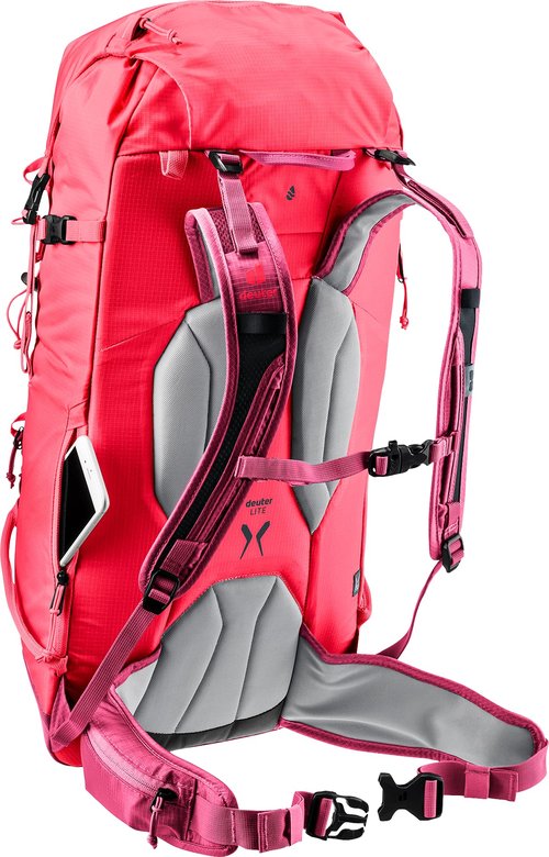 deuter Freescape Lite 24 SL Women's Ski Touring Backpack, hibiscus-ruby