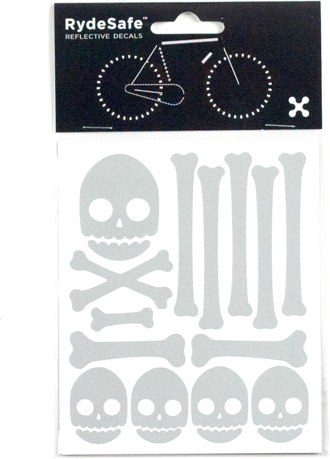 Reflective Decals Skull & Bones Kit