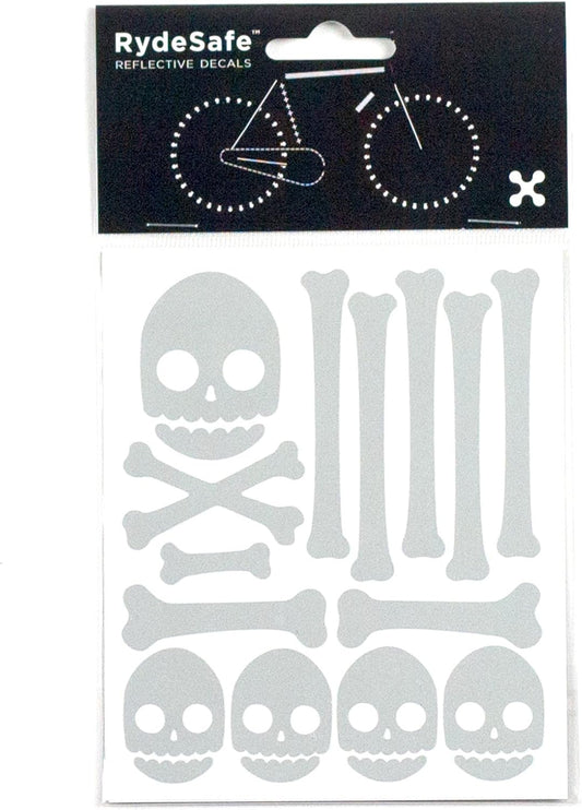 Reflective Decals Skull & Bones Kit