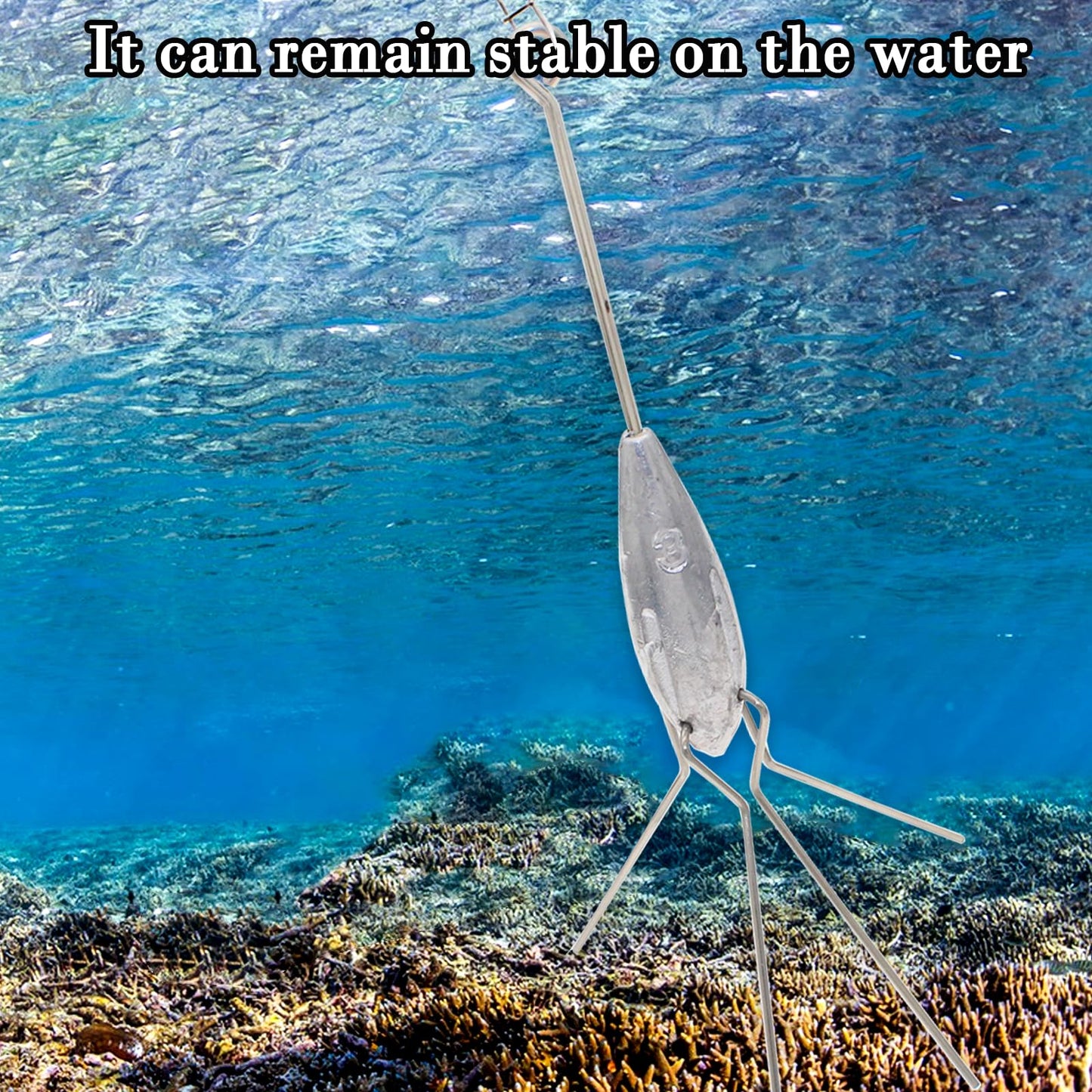 3 Pcs Sputnik Sinker Long Tail Fishing Weight Equipment, Saltwater Surf Casting Catfish Sinkers, Beach Sea Ocean Sand Fishing Spider Sinker(4)