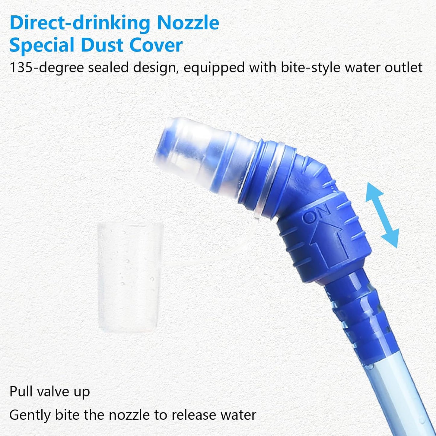 JEELAD TPU Hydration Bladder Water Bladder Ultra-Durable Water Storage Bladder for Hydration Backpacks Outdoor Hiking Running Cycling Camping Climbing