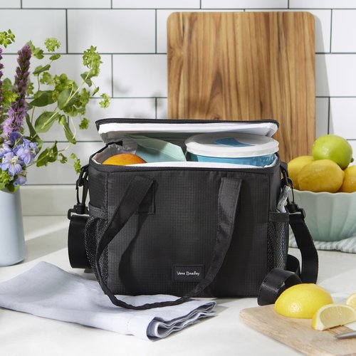 Vera Bradley Recycled Ripstop Lunch Cooler, Lunar Gray