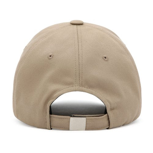UNDERCONTROL Extra Large Oversized High Crown Ball Cap for XXL Big Head Hand Stitched Steel Label Relaxed Adjustable Closure Unisex Plus Size XL Cotton Dad Cap Korean (Beige)