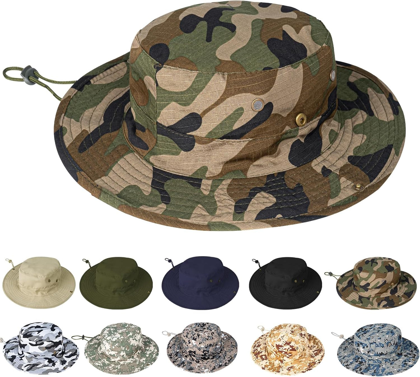 UPF 50+ Sun Hat | Foldable Boonie Hat for Men & Women | Fishing & Hiking