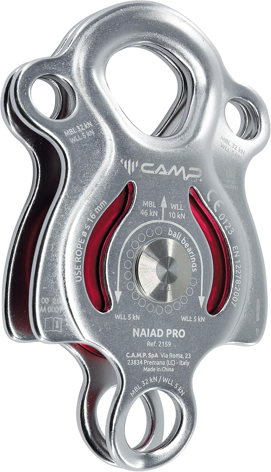 Naiad Pro Pulley for CAMP - High-Performance Climbing Gear for Adventurers