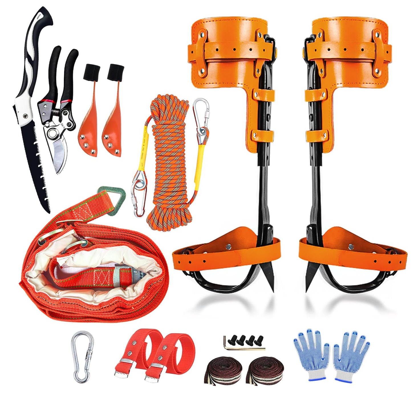 Gdsinstna Tree Climbing Spikes, Tree Climbing Equipment,Tree Climbing Gear,for Climbers, Fruit Picking
