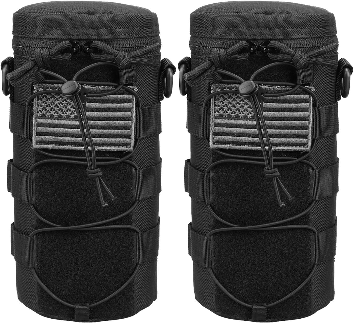 AMYIPO Water Bottle Pouch Molle Tactical Holder Storage Bag for 32oz Carrier