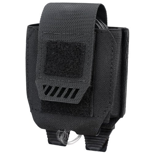 Molle Handcuff Pouch, Handcuff Holder for Duty Belt/Police Vest, Handcuffs Case Fit Chain/Hinged/Folding/Asp Handcuffs, Quick Release Hand Cuff Holster for Police, Security Guard Accessoires