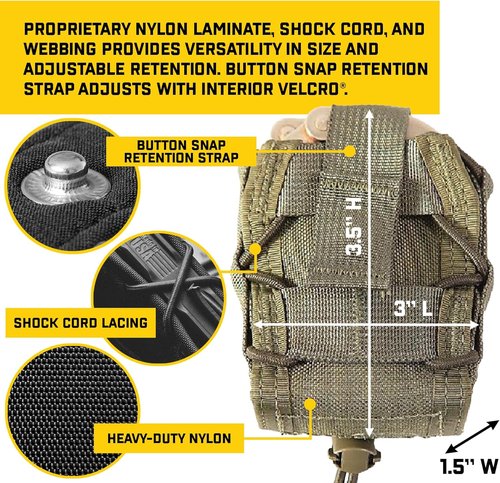 High-Speed Gear Handcuff Taco Pouch - MOLLE Police & Military Gear Accessory
