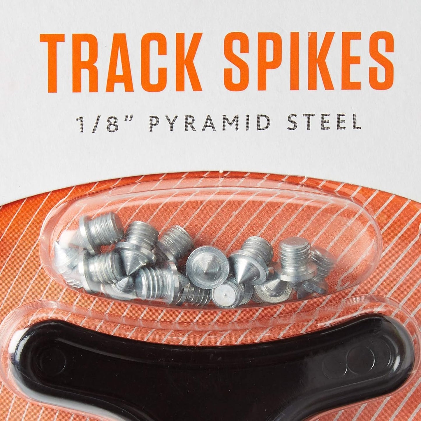Sof Sole Replac -Ment Steel Track Spikes for Running Shoes, Pyramid 1/4-Inch