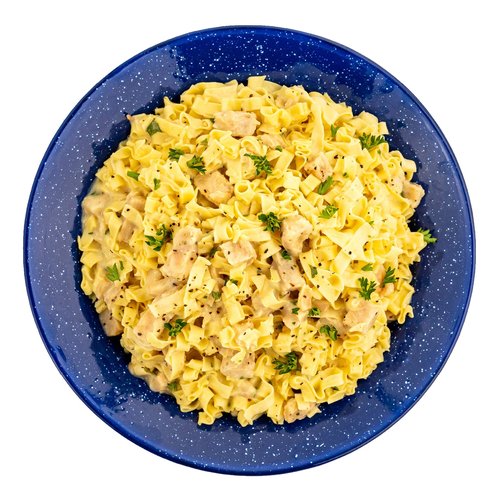 Mountain House Pad Thai with Chicken | Freeze Dried Backpacking & Camping Food |2 Servings | Gluten-Free & Fettuccine Alfredo with Chicken | Freeze Dried Backpacking & Camping Food | 2-Servings