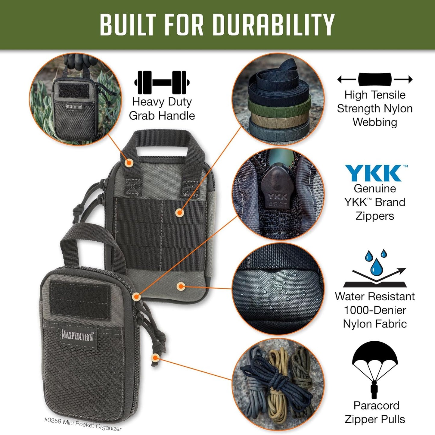 MAXPEDITION Mini Pocket Organizer