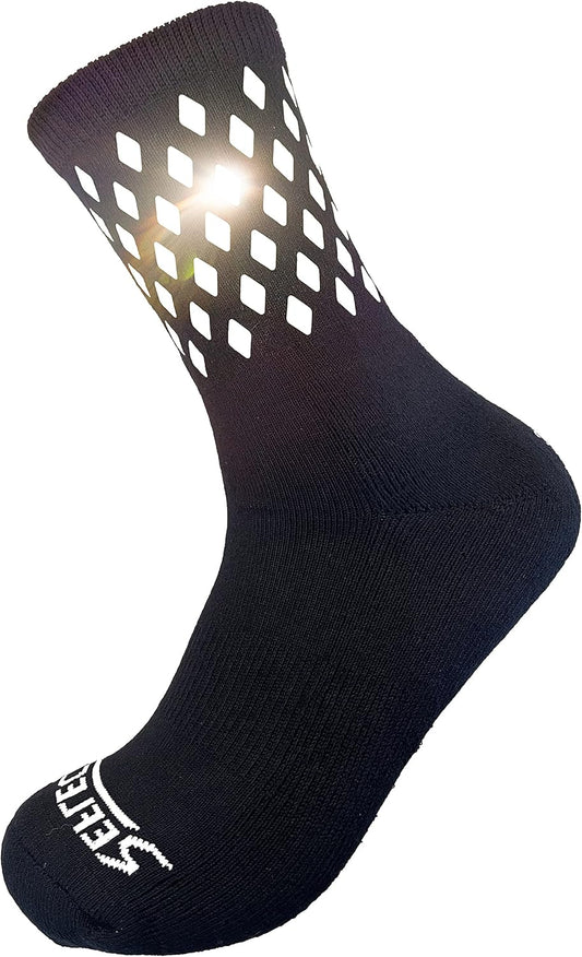 Reflective Socks - High Visibility Sports Socks Cushioned, Biomotion Safety Gear for Outdoor Athletes