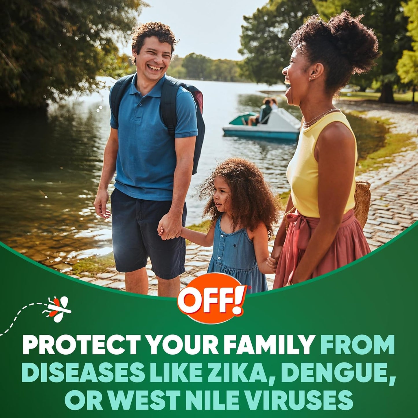 OFF! Deep Woods Mosquito, Tick, and Insect Repellent Wipes, Long lasting, 12 Individually Wrapped Wipes