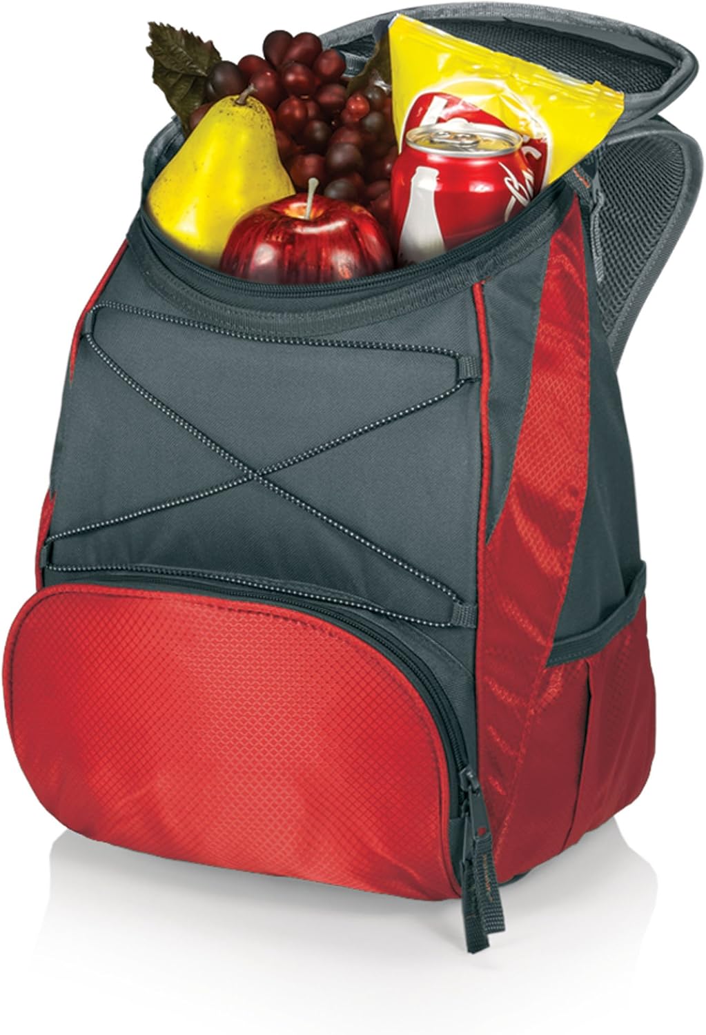 ONIVA - a Picnic Time brand PTX Backpack Cooler, Soft Cooler Backpack, Insulated Lunch Bag, (Black with Gray Accents)