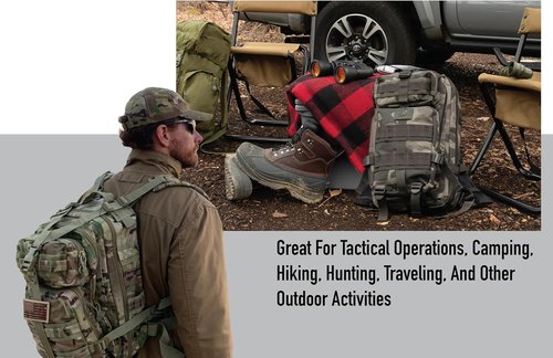 Camo Medium Transport Pack by Rothco - Durable, Versatile Tactical Backpack