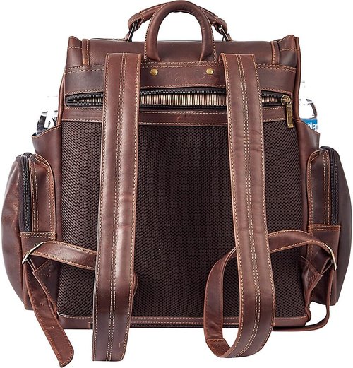 Claire Chase Legendary Jumbo Backpack, Dark Brown, One Size