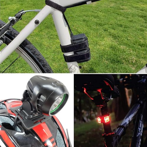 Bright Eyes Newly Upgraded and Fully Waterproof 1200 Lumen Rechargeable Mountain, Road Bike Headlight, 6400mAh Battery (Now 5+ Hours on Bright Beam). Free Diffuser Lens/TAILLIGHT