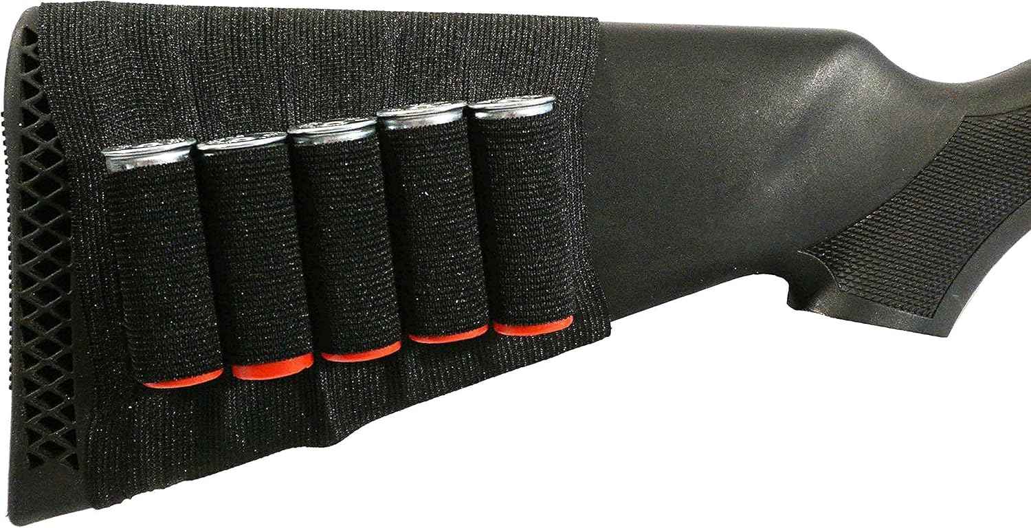 Shotgun Buttstock Ammo Sleeve - Krevis Tactical Accessory for Quick Reloads