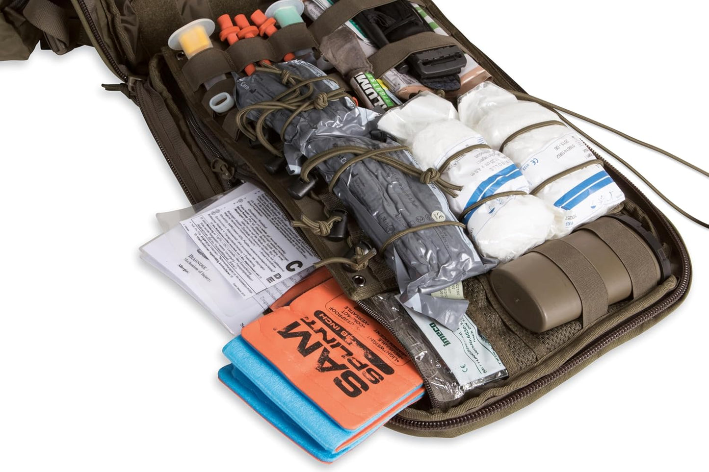 Tasmanian Tiger Medic Assault Tactical Medical Backpack MKII - Lightweight MOLLE System Organization for First Aid Survival, Black - One Size
