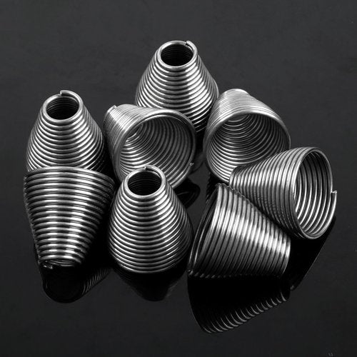 Ballyhoo Bait Spring 30pcs Stainless Steel Ballyhoo Rigging Springs for Saltwater Ballyhoo Bait Fishing and Trolling, Size S, L (S+L-30pcs)