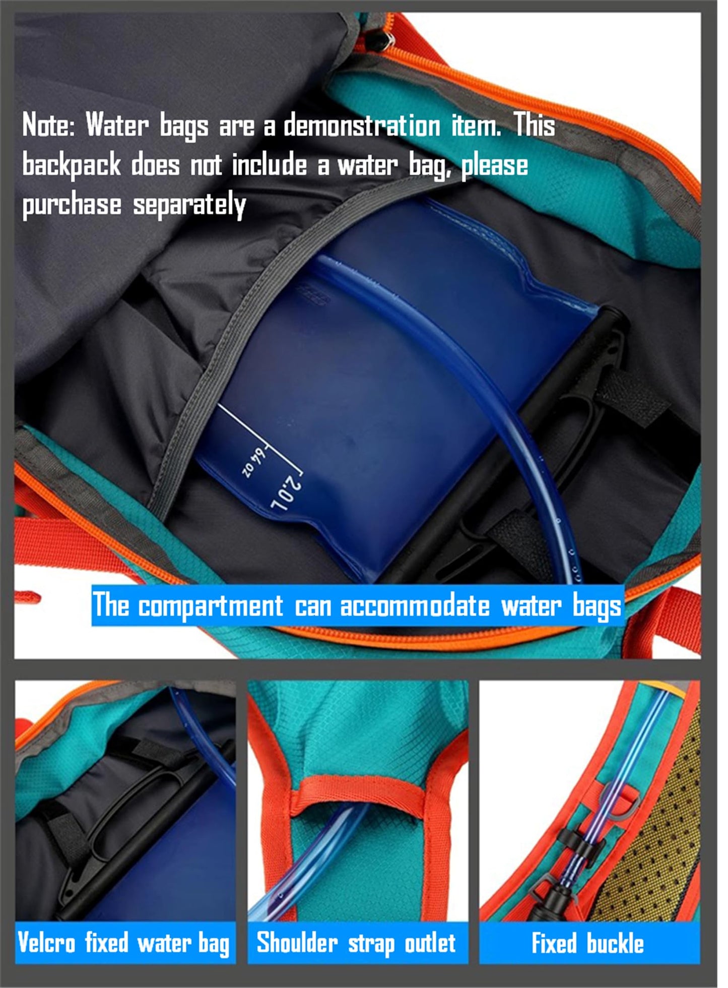 AUUEYY Lightweight Cycling Hydration Backpack,Large Capacity Pack for Travel,Hiking,Climbing,Skiing,Running Daypack for Men Women (Green)