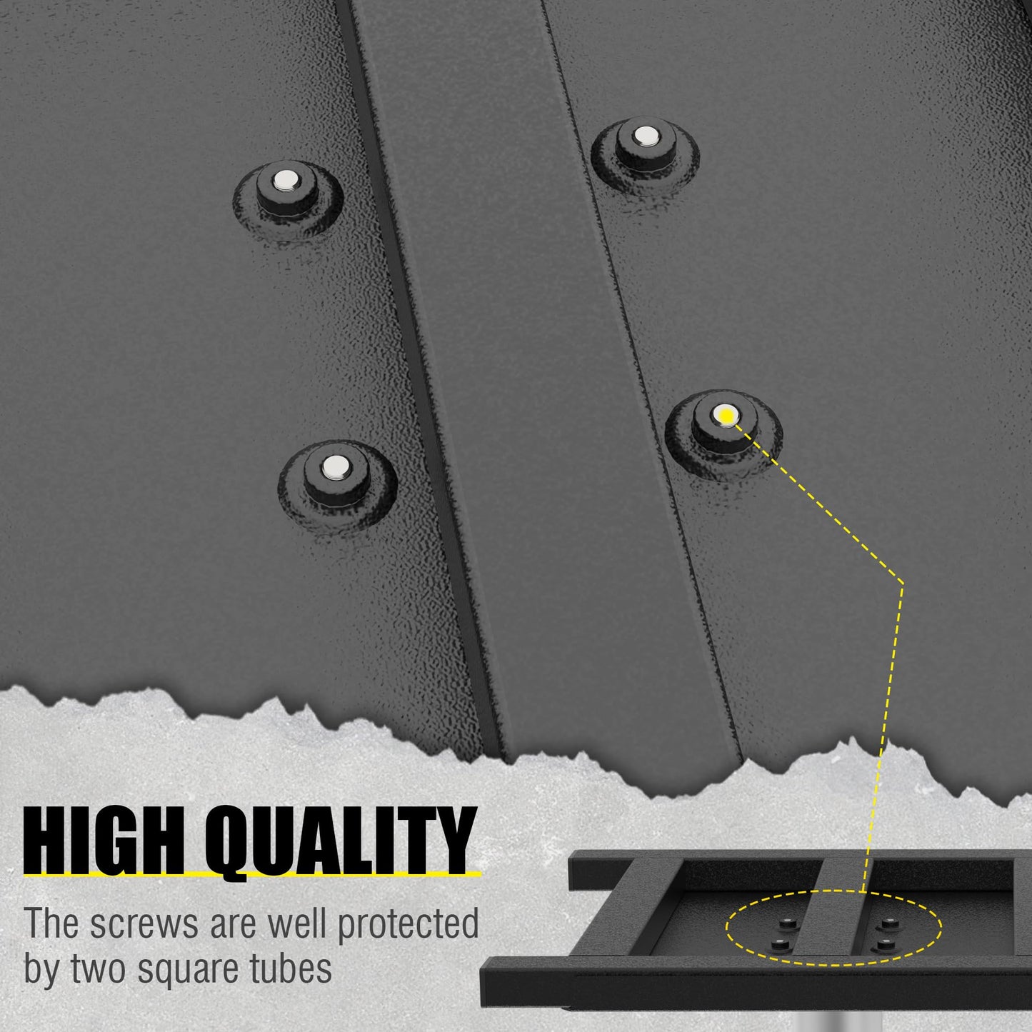 GanFindX Weight Sled, Workout Sled, Fitness Strength Training Sled for Athletic Exercise and Speed Improvement, Suitable for 1" and 2" Weight Plates